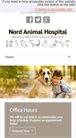Mobile Screenshot of nordanimalhospital.com